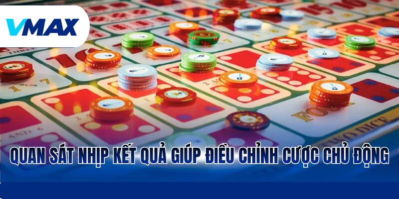 Quan sát nhịp kết quả giúp điều chỉnh cược chủ động